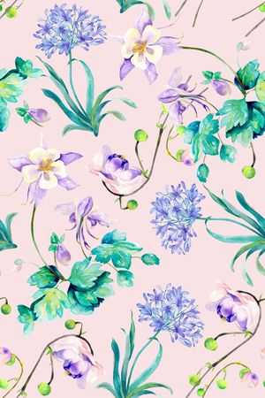 水彩印花华亿平台图片