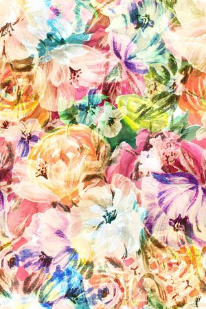 手绘印花华亿平台图片