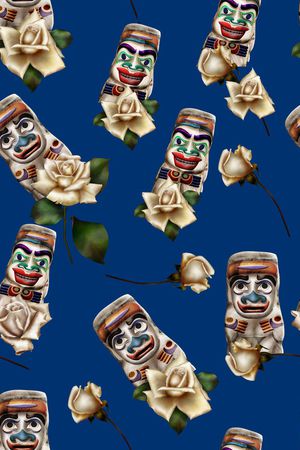 莫妮卡-女装华亿平台印花华亿平台图片