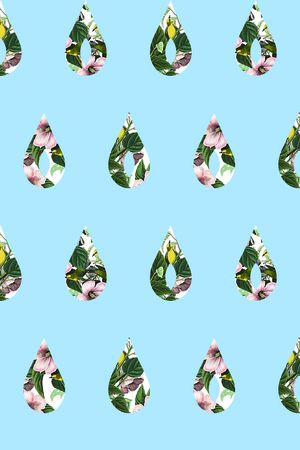 不规则几何印花华亿平台图片