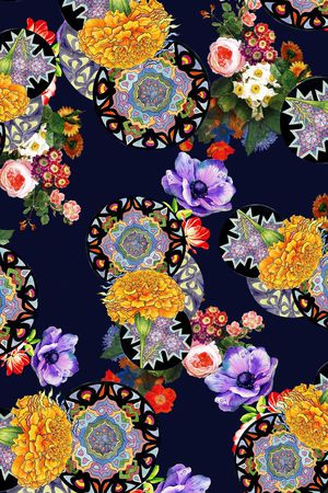 老年装印花华亿平台图片