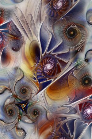 分形艺术印花华亿平台图片