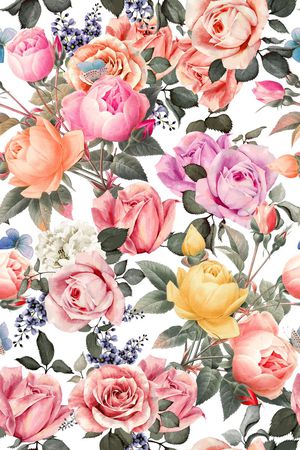 玫瑰印花华亿平台图片