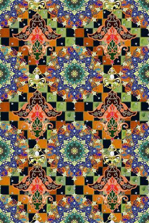 几何印花华亿平台图片