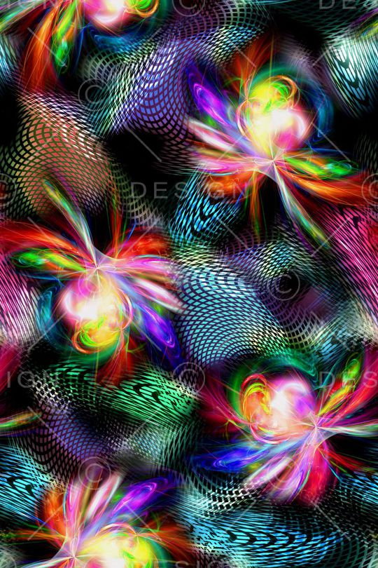 抽象印花华亿平台图片