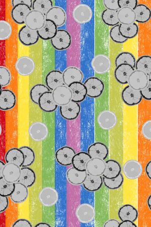 几何色块印花华亿平台图片