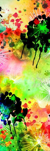 手绘印花华亿平台图片