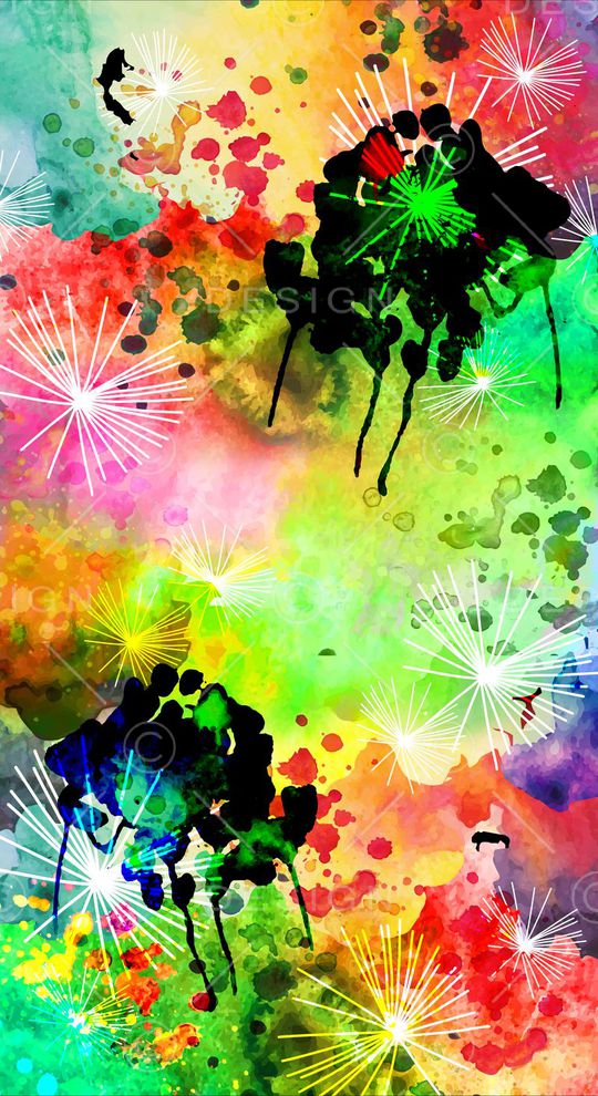 手绘印花华亿平台图片