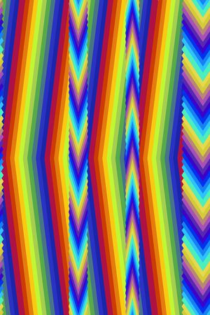 几何色块印花华亿平台图片