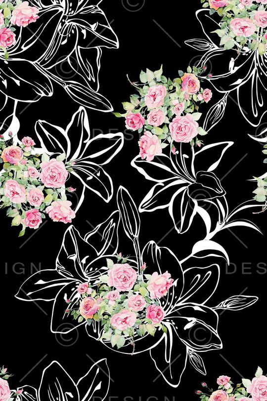 手绘印花华亿平台图片