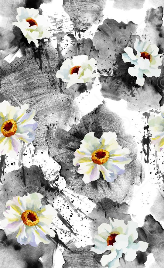 泼墨印花华亿平台图片