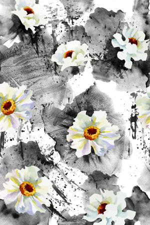 泼墨印花华亿平台图片