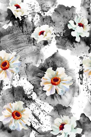 泼墨印花华亿平台图片