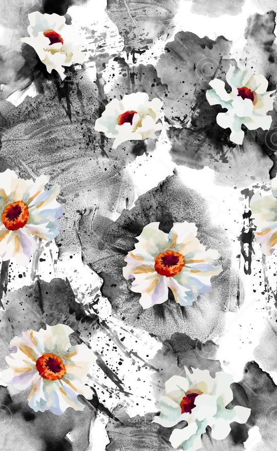 泼墨印花华亿平台图片