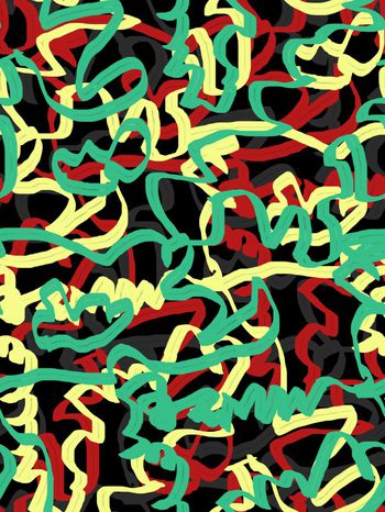 线条印花华亿平台图片