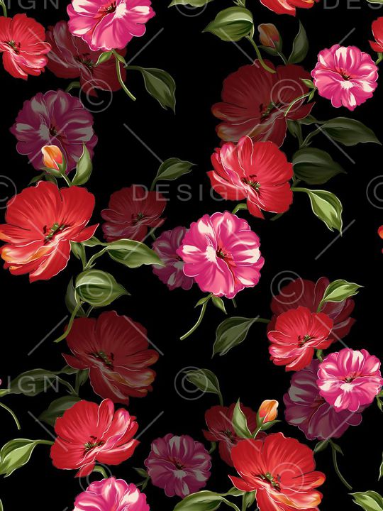 植物印花华亿平台图片