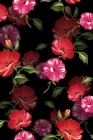 植物印花华亿平台图片