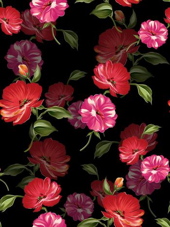 植物印花华亿平台图片