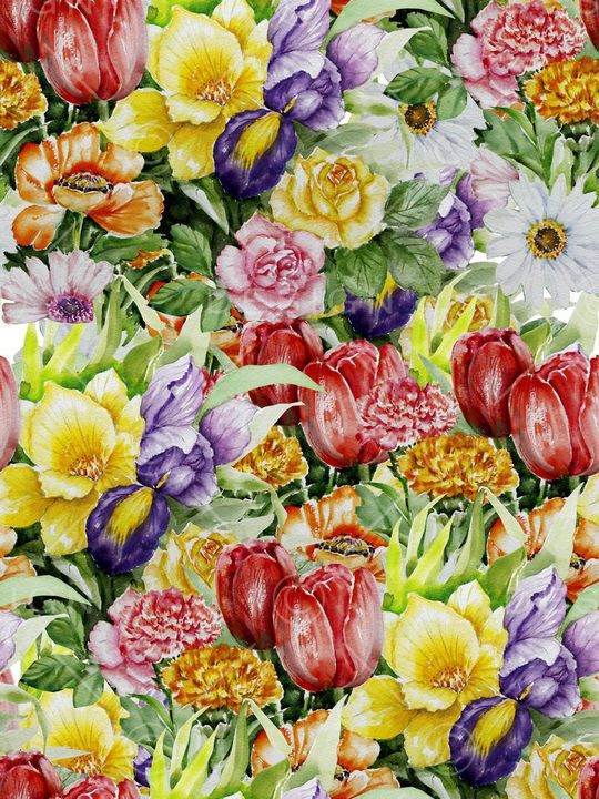 植物印花华亿平台图片