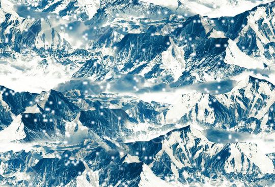 山脉印花华亿平台图片