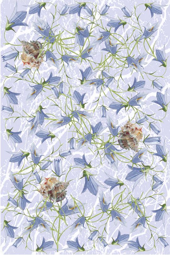 清新花卉印花华亿平台图片