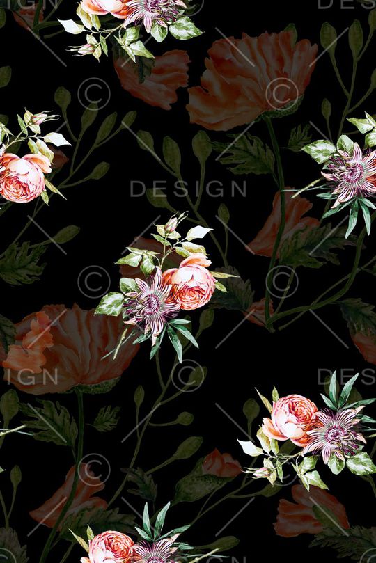 手绘印花华亿平台图片