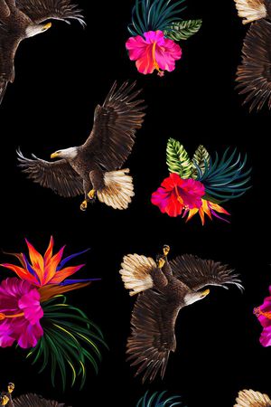 老鹰印花华亿平台图片