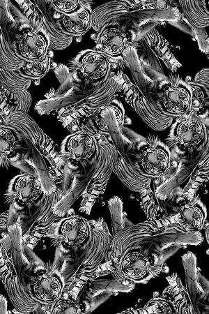 时尚男装印花华亿平台图片