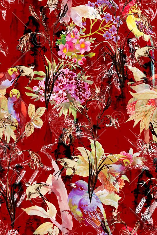 酒红印花华亿平台图片