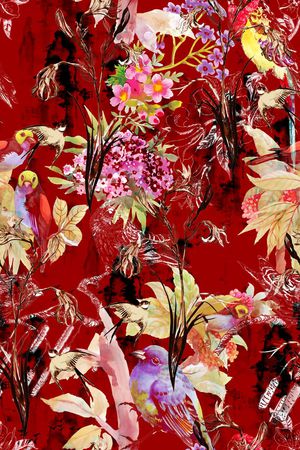 酒红印花华亿平台图片