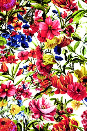 小碎花印花华亿平台图片