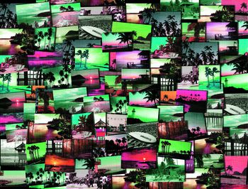 沙滩裤印花华亿平台图片