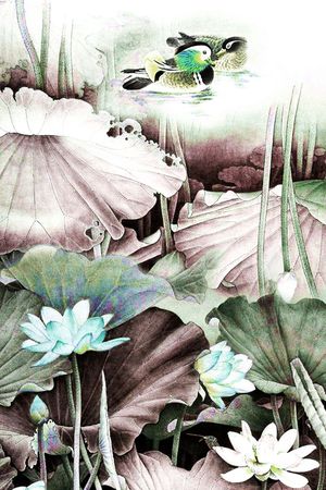 定位花印花华亿平台图片