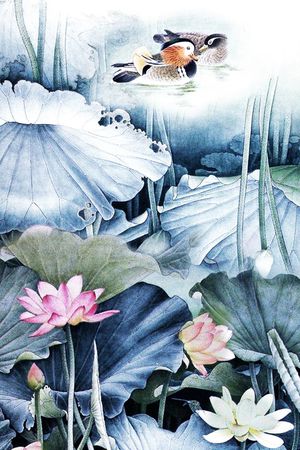 定位花印花华亿平台图片