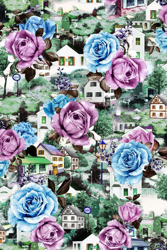 手绘印花华亿平台图片