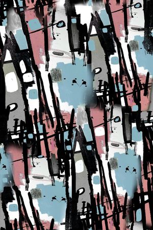 几何印花华亿平台图片