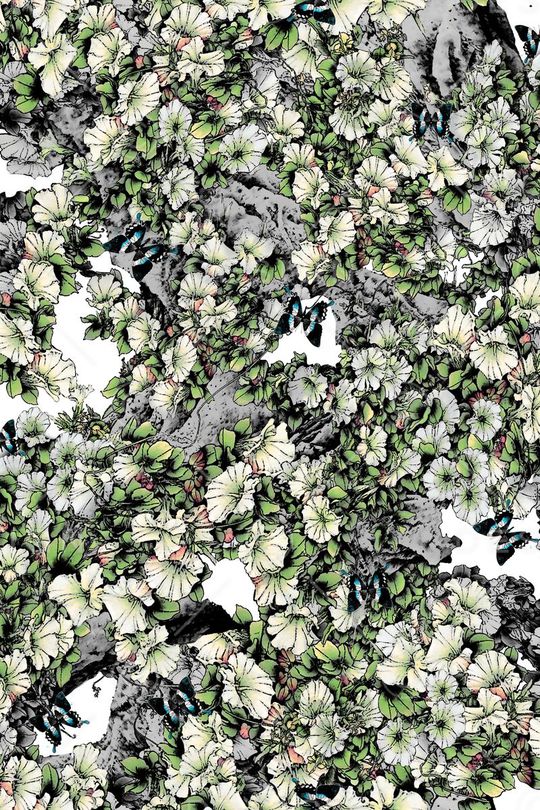 中国风印花华亿平台图片