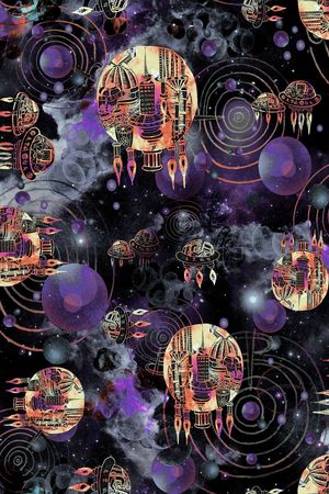 抽象印花华亿平台图片