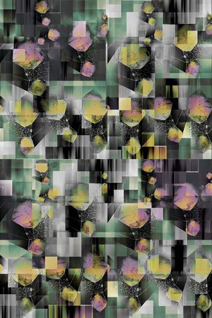 几何印花华亿平台图片