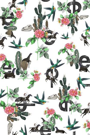 欧式花卉印花华亿平台图片