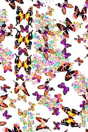 少女衣裙系列印花华亿平台图片