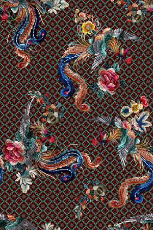 绣花印花华亿平台图片