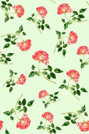 玫瑰花印花华亿平台图片