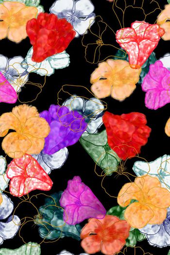 L.D~线条印花华亿平台图片