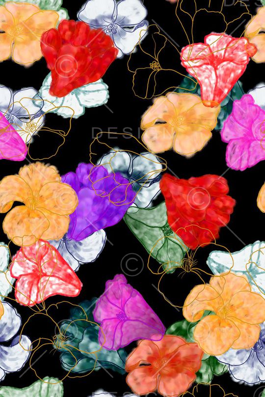 L.D~线条印花华亿平台图片