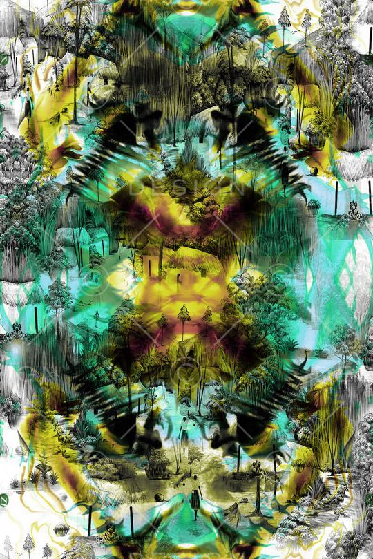 风景印花华亿平台图片