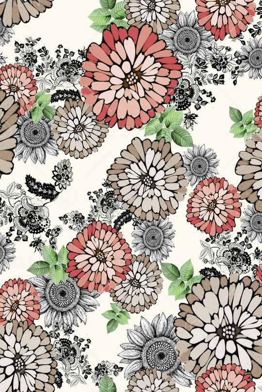 花朵印花华亿平台图片