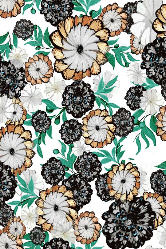 花朵印花华亿平台图片