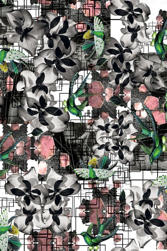 欧式印花华亿平台图片