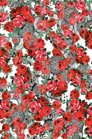 小碎花印花华亿平台图片